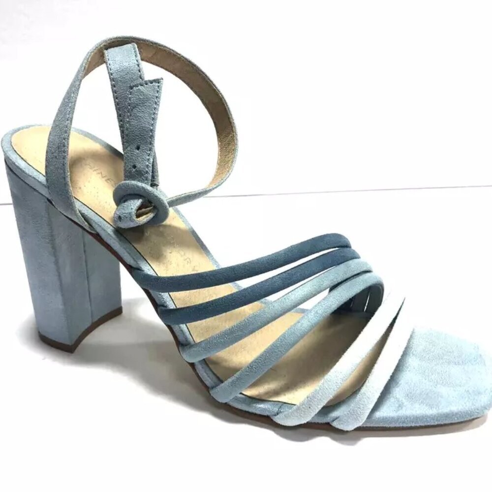 Chinese Laundry, Jonah, Blue High Heels, Suede, Size 9.5M